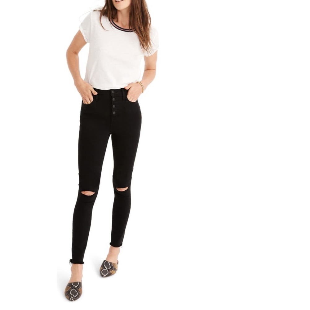 Madewell 10 Inch High Waist Roadtripper Jeggings